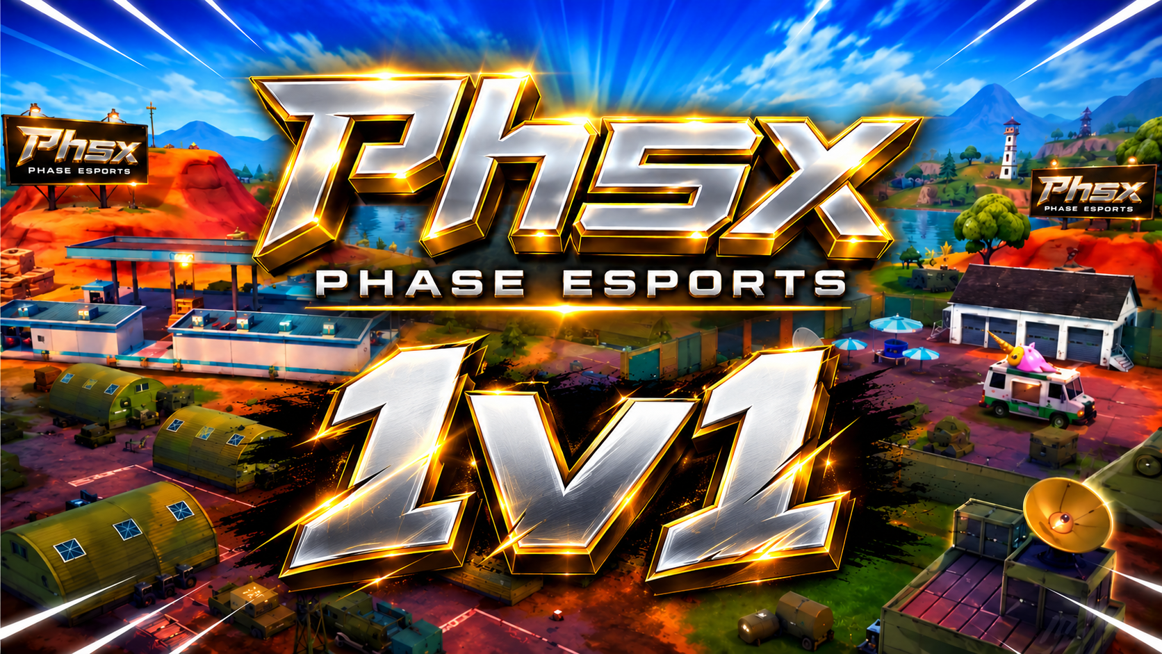 PHSX 1v1 to 3v3 - 1v1
